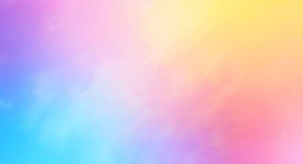 Obraz premium Pastel Rainbow Gradient Background Texture