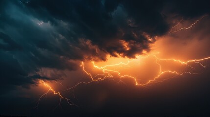 Fototapeta premium Lightning Storm