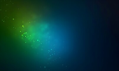 Dark Blue and Green Gradient Background with Light