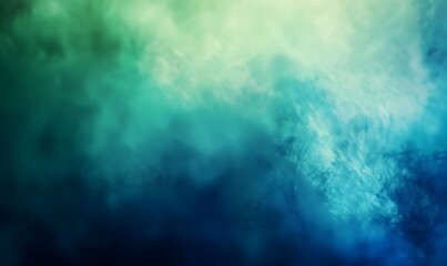Abstract Blue Green Gradient Blurred Background