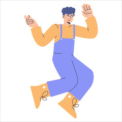 Diversity Businessman. Flat Vector Illustration