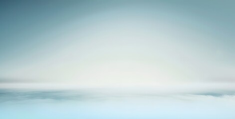Obraz premium Minimalist Light Blue Gradient Background