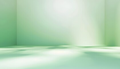 Light Green Gradient Background with Shadow Effects