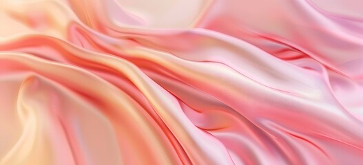 Obraz premium Abstract Pink Silk Fabric Texture Background
