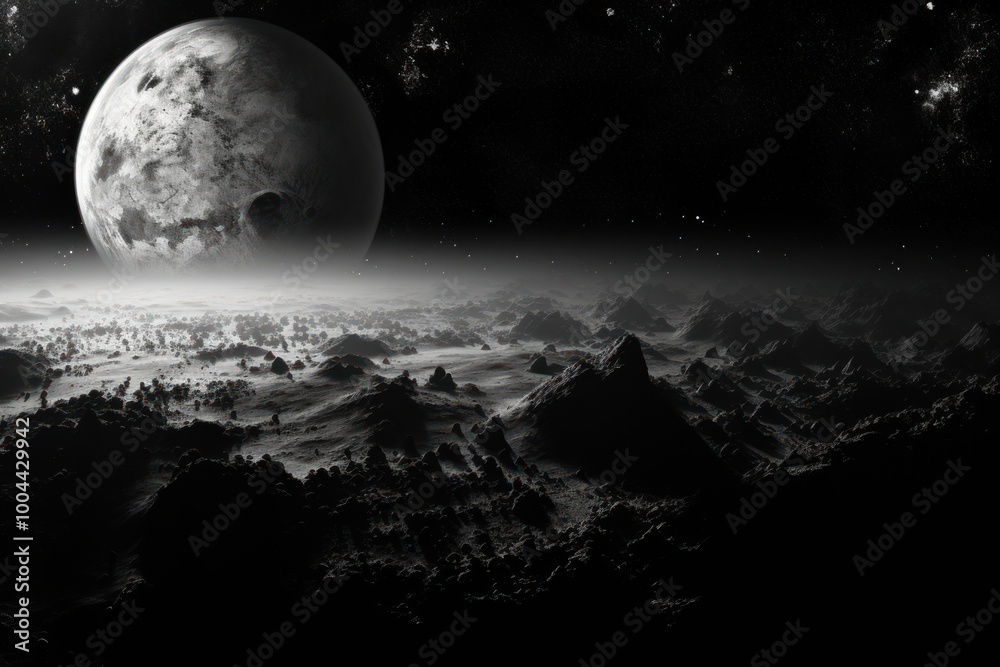 Wall mural World from space astronomy outdoors planet.