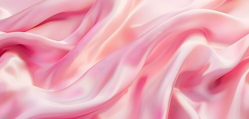 Obraz premium Elegant Pink Fabric Background for Product Display