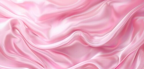 Obraz premium Abstract Pink Silk Fabric Background Texture