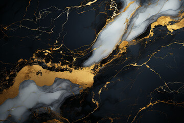 High resolution. Luxurious abstract fluid art painting, paint mix, glowing gold veins. Soft and dreamy design.