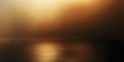 Golden Gradient Background With Soft Lighting