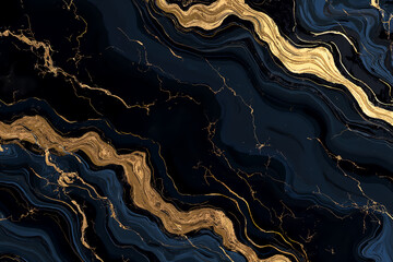 High resolution. Luxurious abstract fluid art painting, paint mix, glowing gold veins. Soft and dreamy design.