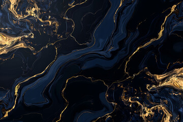 High resolution. Luxurious abstract fluid art painting, paint mix, glowing gold veins. Soft and dreamy design.
