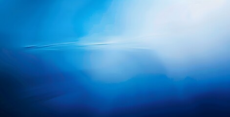 Fototapeta premium Abstract Blue Gradient Background with Blurred Edges