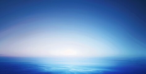 Abstract Blue Gradient Background with Blurred Edges