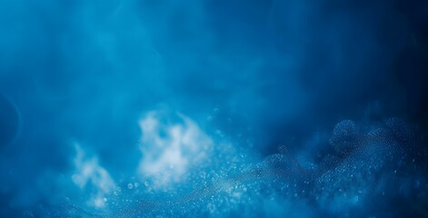 Fototapeta premium Abstract Blue Gradient Background with Blurred Edges