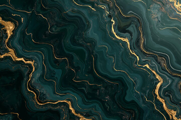 High resolution. Luxurious abstract fluid art painting, paint mix, glowing gold veins. Soft and dreamy design.