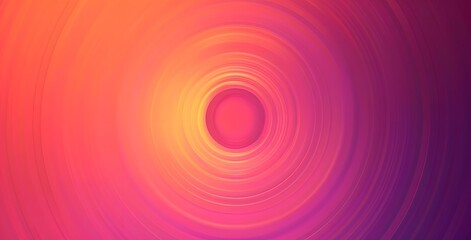 Naklejka premium Abstract Circular Pink Orange Gradient Background