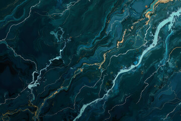 High resolution. Luxurious abstract fluid art painting, paint mix, glowing gold veins. Soft and dreamy design.