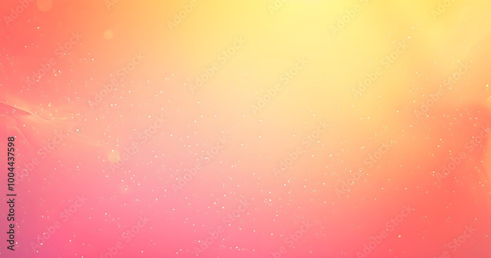 Sticker Abstract Pink Yellow Orange Gradient Background