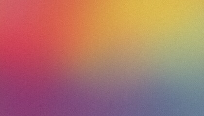 Fototapeta premium Vintage style abstract background with yellow to purple gradient and grainy texture ideal for enhancing any project