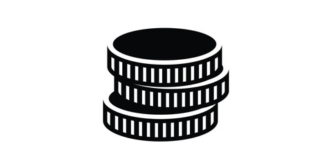 Money coin symbol vector illustration