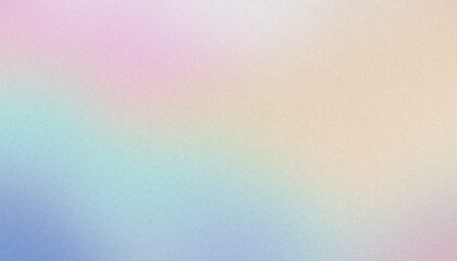 Smooth pastel color gradient blending pink, yellow, and blue hues on a grainy textured background