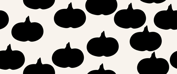 Vector seamless background. Minimalist autumn pattern. Modern print. Ideal for textile design, screensavers, covers, cards, invitations and posters.