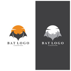 bat logo open wing bat logo simple design