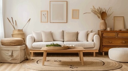 Modern Living Room with Neutral Tones