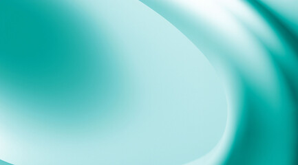 Pastel blue green turquoise aqua hue abstract gradient geometric slow curve minimal pattern luxury decorative background texture web template design banner advertisement 