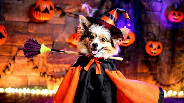 Halloween chien