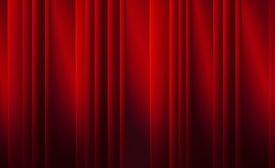 Red Stage Curtain Texture Background Design