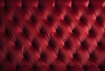 Red Velvet Chesterfield Texture Background
