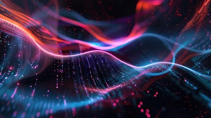 Obraz premium Abstract Digital Wave