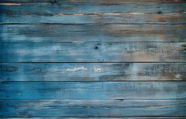 Fototapeta premium Rustic Blue Wood Texture Background
