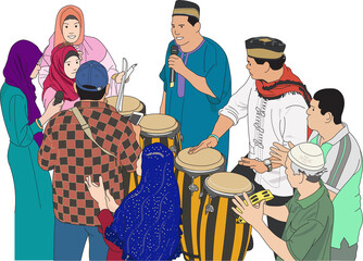 The Performance of Islamic Nasep Music 