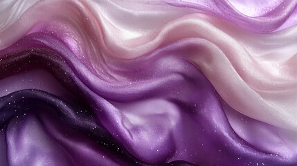 Obraz premium Soft, flowing purple and pink fabric with a subtle shimmer.