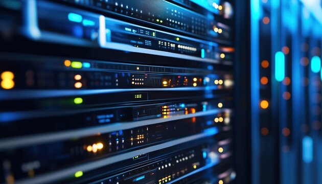 Concept Of Data Migration: Transferring Hosted Web Information. Explore The Process Of Moving Data And Information Across Different Platforms.
