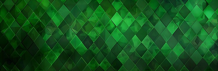 Emerald Green Argyle Pattern Seamless Texture