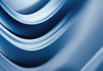 Fototapeta premium Wallpaper with abstract shapes, waves, light and shadow, blue shades