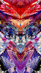 abstract background wallpaper. Modern motif visual art. Mixtures of oil paint. Trendy hand painting canvas. Wall decor and Wall art prints Idea. 3D Texture. Art object	