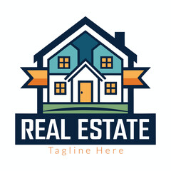 creative real estate home logo design template