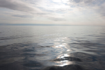 Russia Commander Islands on a cloudy summer day