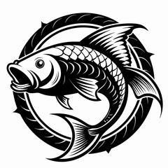 Naklejka premium carp