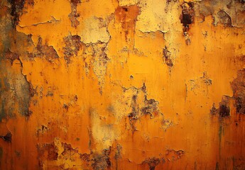 Rusty Orange Texture Background - Aged Metal