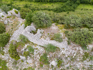 A vista de pajaro. Castillo de Arreba