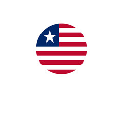 Liberia flag location icon