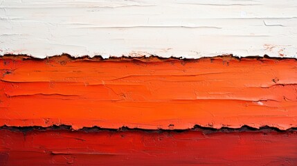 Obraz premium Abstract Texture of Orange and White Layered Paint
