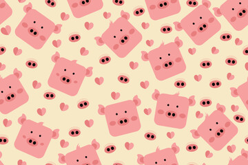 pig seamless pattern
