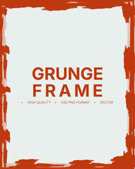 Hand Drawn Vintage Grunge Frame Overlay, Ink Brush Strokes, Black Paint, Invitation, Coupon, Book Cover, Gift Card, Banner halftone Overlay Abstract Border Design. 