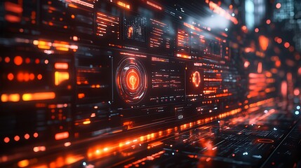 Obraz premium A digital user interface with interactive features and innovative design elements. 